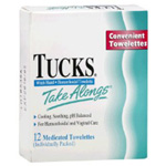 Tucks Hemorrhoidal Towelettes with Witch Hazel - 12 Ea