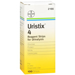 Bayer Uristix 4 Reagent Test Strips for Urinalysis, 100 Strips