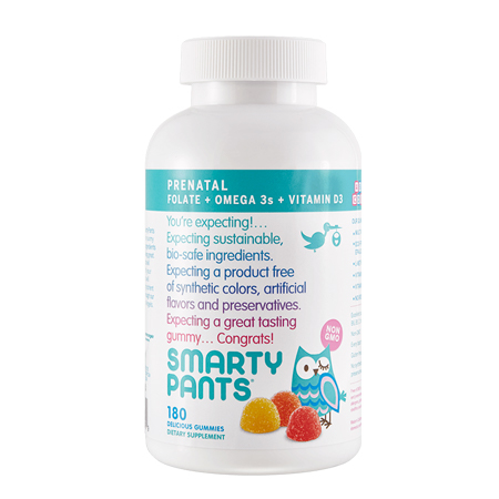 SmartyPants PreNatal Gummy Vitamins, 180 count